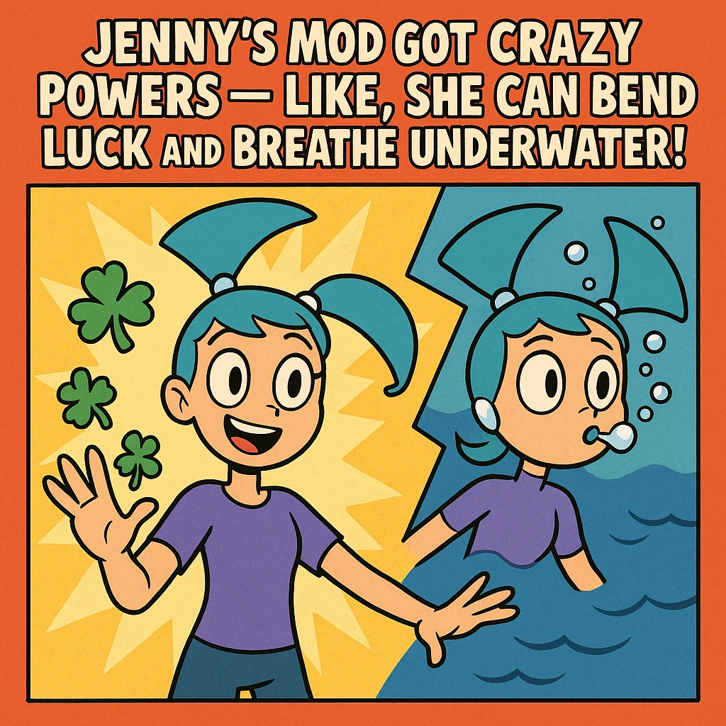 Jenny Mod 10 Jenny Mod Can Bend Luck and Breathe Underwater!